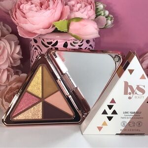 LYS Beauty Empowered Love Yourself Eyeshadow Palette Gold, Brown, Pink *BNIB